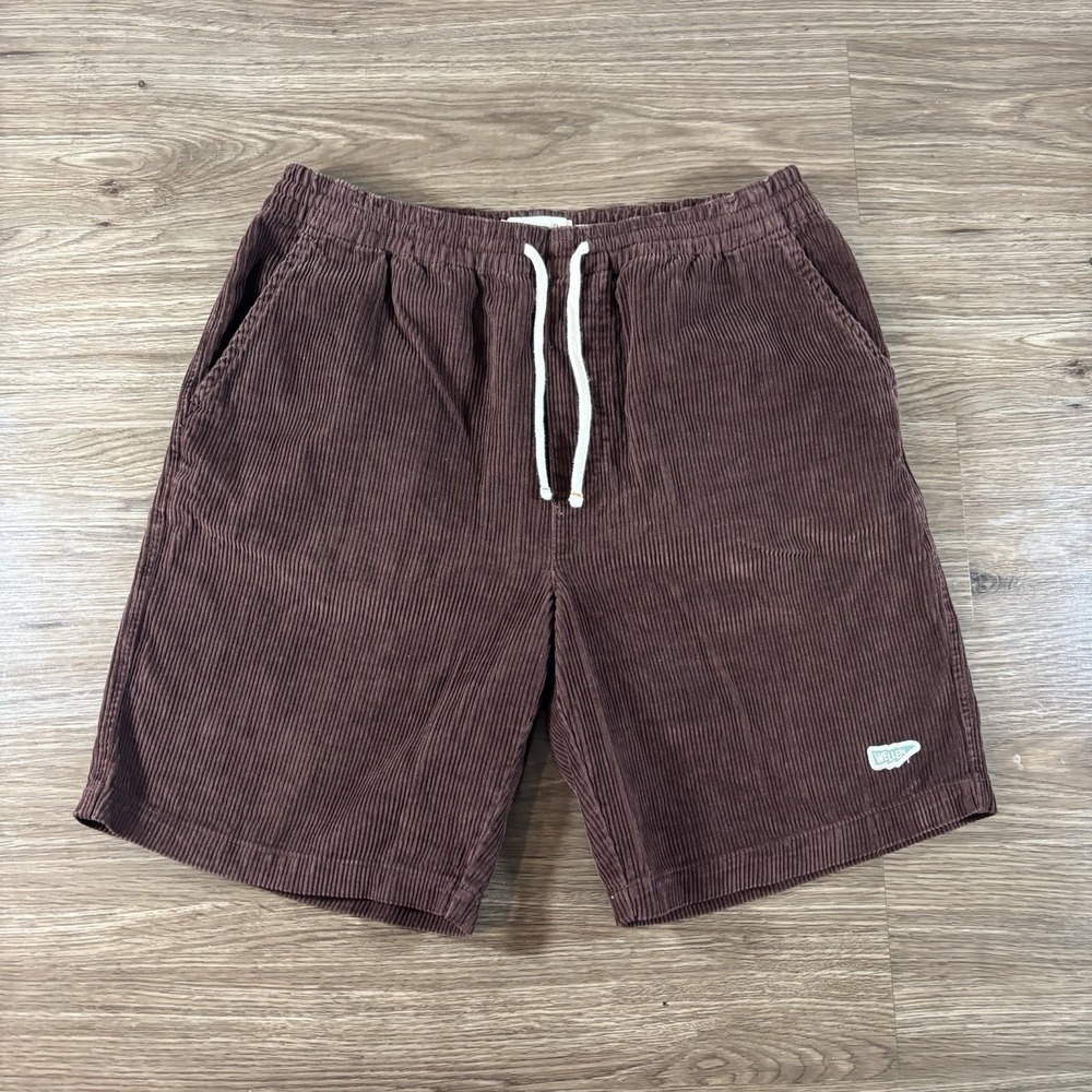 Wellen Corduroy Longrider Easy Shorts Men's Size Medium Rojo 8" Inseam